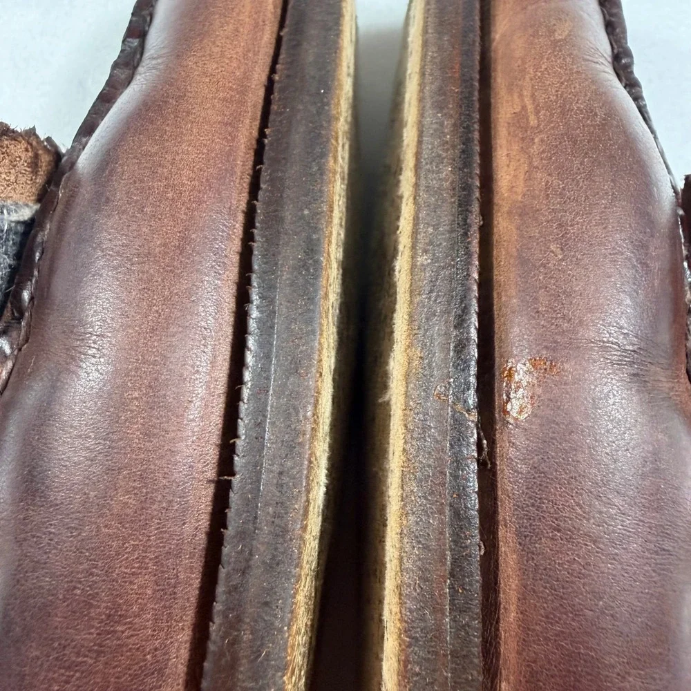 Allen Edmonds Alton‎ Mens Brown Leather Kiltie Tassel Loafers Size 10.5 EEE